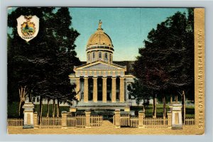 Montpelier VT-Vermont, State Capitol, Embossed Vintage Postcard 