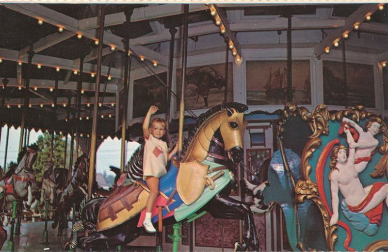 Canandaigua NY, New York - Roseland Amusement Park - Merry-Go-Ride