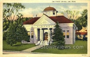 Public Library - Lee, Massachusetts MA  