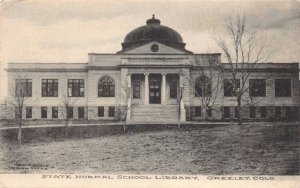 Postcard State Normal School Library in Greeley, Colorado~128602