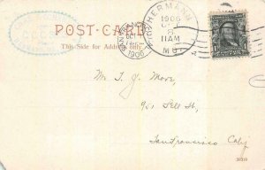 HERMAN MISSOURI CHURCHES CHARLES F. OCHSNER CCC 3233 POSTCARD EXCHANGE 1906