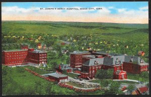 St Josephs Mercy Hospital Sioux City Iowa Unused c1930s