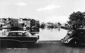 Lot327 leiden blauwpoortsbrug real photo car netherlands