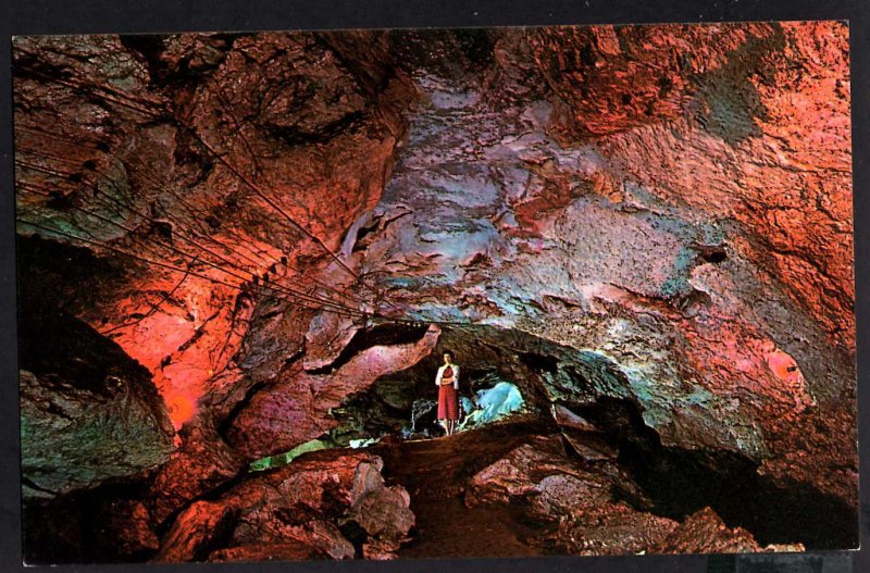 Oklahoma FREEDOM Alabaster Caverns World's largest Gypsum Cave ~ Chrome