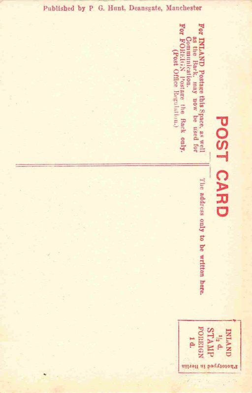 Ox Wagon Calcutta British India 1910c postcard