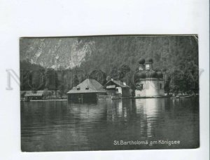 3172942 GERMANY St.Bartholma am Konigsee Vintage postcard