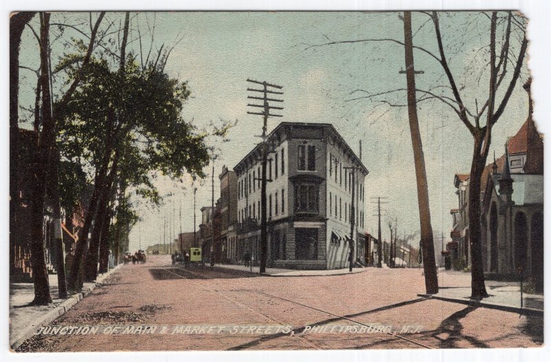 Phillipsburg, N.J., Junction Of Main & Market Streets