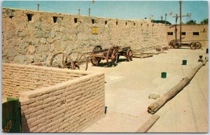 VINTAGE POSTCARD OUTER WALLS OF THE TERRITORIAL PRISON AND MUSEUM YUMA ARIZONA