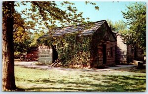 Postcard - Onstot's Copper Shop & Residence, New Salem State Park, Illinois, USA