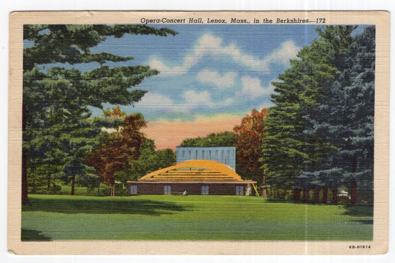 Lenox, Mass, Opera - Concert Hall, In the Berkshires