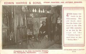 c1910 Eastgate Rochester UK Edwin Harris Printers & Antique Dealers Advertising