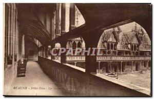 Old Postcard Beaune Hotel Dieu Galleries