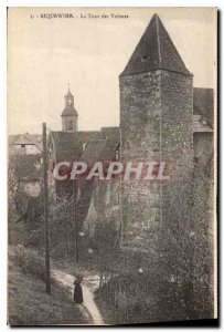 Old Postcard Riquewihr Tower Thieves