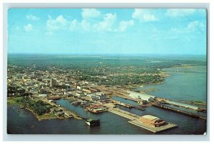 Municipal Pier & Civic Auditorium Pensacola Florida Vintage Postcard P94 