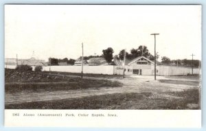 CEDAR RAPIDS, Iowa IA ~ Entrance ALAMO AMUSEMENT PARK ca 1900s UDB Postcard
