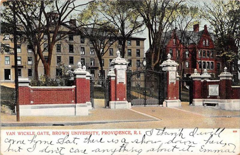 Rhode Island Providence ,  Van Wickle Gate, Brown University