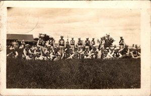 WWI US Navy Sailors Vintage RPPC