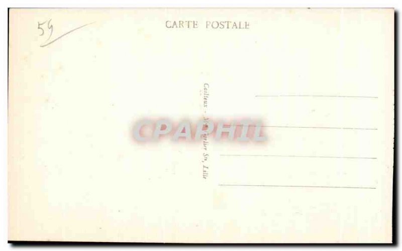 Old Postcard Dunkerque Place Jean Bart