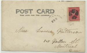 rppc - CANADA - MONTREAL -  U.R.A. - FRATERNAL ORGANIZATION ? - 1908