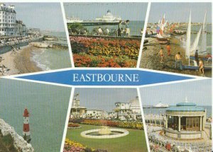 Sussex Postcard - Views of Eastbourne - Ref LC3398