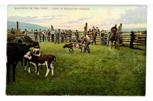 Ranching in the West - Branding Corral
