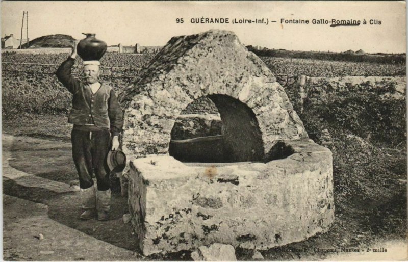 CPA GUERANDE Fontaine Gallo ROMAINe a Clis (150564)