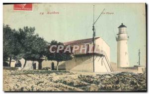 Old Postcard Lighthouse Antibes