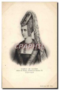 Postcard Old Isabeau of Bavaria Queen of France Woman of Charles VI