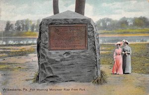Fort Wyoming Monument River Front Park Wilkes-Barre, Pennsylvania PA  
