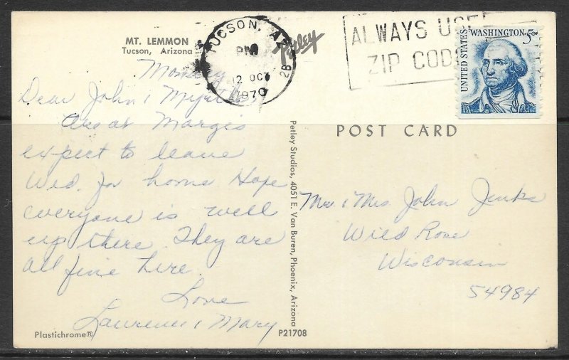 Arizona, Tucson - Mount Lemmon - [AZ-262]