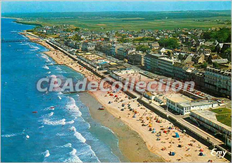 Postcard Modern Luc sur Mer (Calvados) General Aerial View of the Waterfront