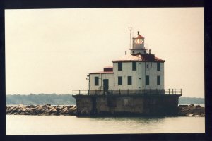 Ashtabula Harbor, Ohio/OH Postcard, Ashtabula Lighthouse/Light