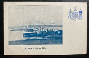 Mint Canada Picture Postcard Warship At Halifax NS