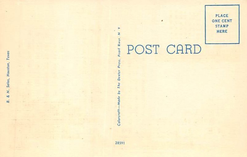 Jefferson Davis Hospital Postcard