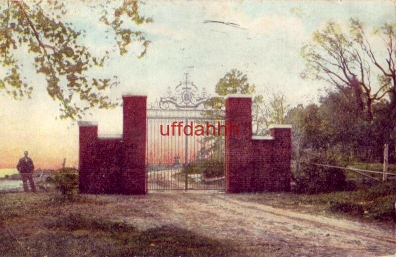 COLONIAL GATES, PRESERVATION OF VIRGINIA ANTIQUITIES GROUNDS, JAMESTOWN 1936