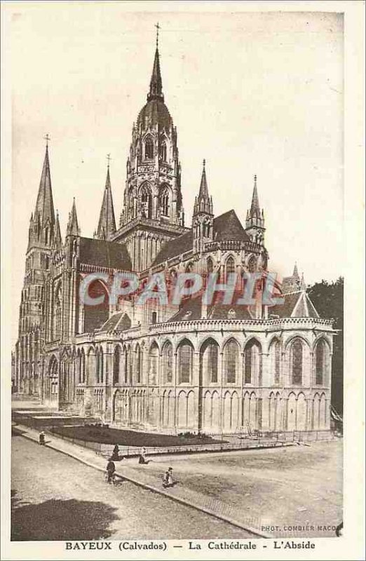 Old Postcard Bayeux (Calvados) - The Cath�drale - Labside