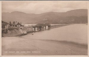 Wales Postcard - The Viaduct and Cader Idris, Barmouth, Merionethshire  DC388