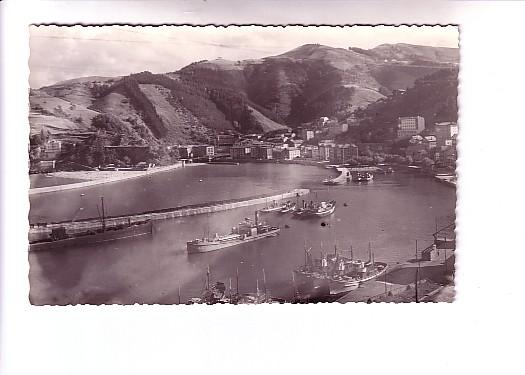 Real Photo, Ships in Port, Ondarroa, Spain