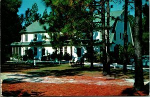 Braeburn Hall Motel Southern Pines North Carolina NC 1961 Chrome Postcard A5