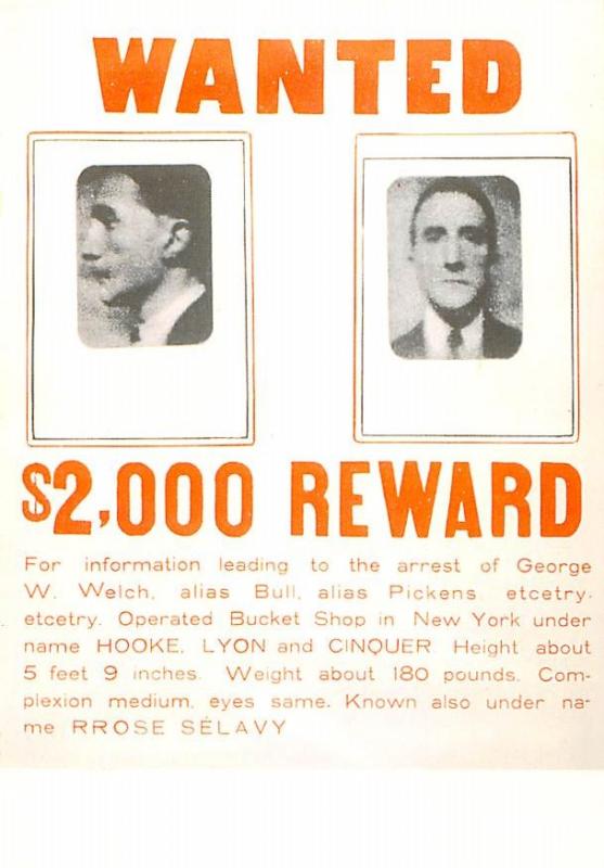 Wanted - Marcel Duchamp, Art