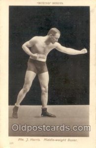 #110 Pte. J. Harris Boxing Series Unused minor corner wear, Unused close to...