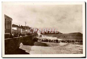 Old Postcard St Malo Furrow For Big Time