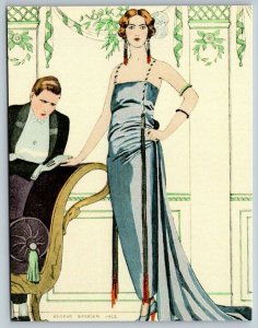 1920's  Ladies  Fashion   Replica  Postcard