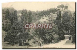 CARTE Postale Old Paris Buttes Chaumont