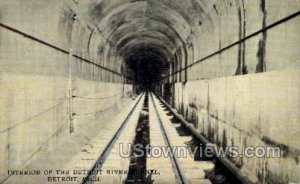 Detroit River Tunnel in Detroit, Michigan