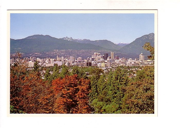 Downtown, Park, Mountians Vancouver British Columbia,