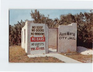 Postcard Air Conditioned Jail Anna Maria Florida USA