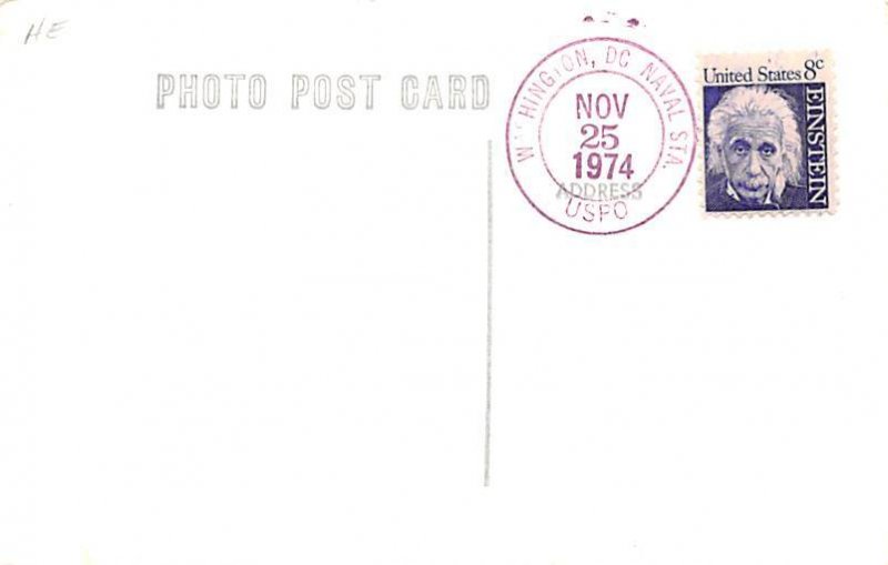 US Navy Zeppelin postal marked Nov 25th 1974 