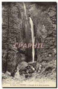 Old Postcard Route Thones Cascade Beautiful Unknown