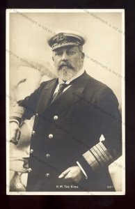 ROY385 - King Edward VII - Portrait in Naval Uniform - Postcard